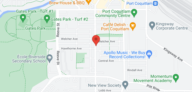 map of 413 2330 SHAUGHNESSY STREET